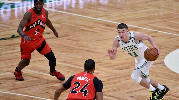 Prichard & Ojeleye Too Hot For Raptors in Road Trip Finale Prichard & Ojeleye Too Hot For Raptors in Road Trip Finale