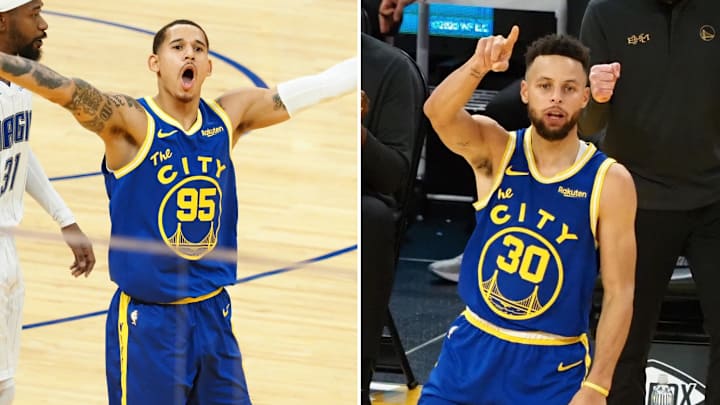 Juan Toscano-Anderson Started Celebrating Immediately After Passing to Wide-Open Stephen Curry Juan Toscano-Anderson Started Celebrating Immediately After Passing to Wide-Open Stephen Curry
