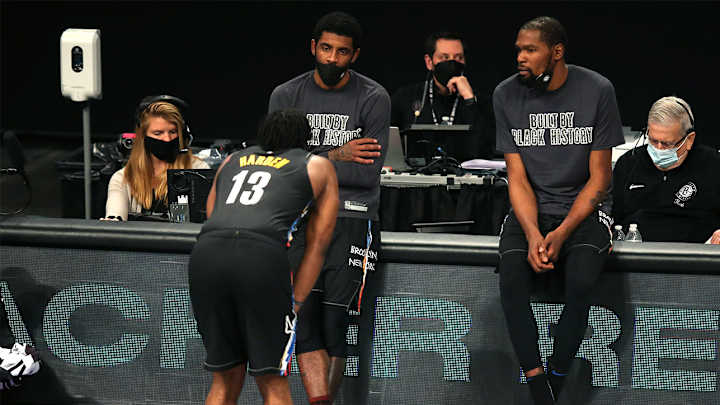 Kyrie Irving to James Harden: 'You're the Point Guard'