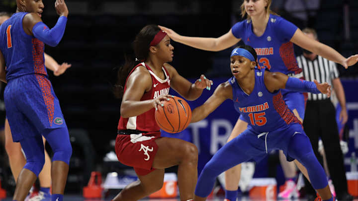Alabama Women's Basketball Holds On For 77-70 Win at Florida