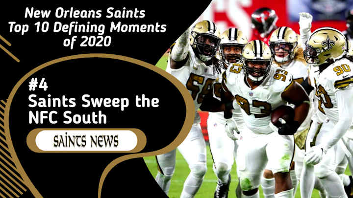 Top 10 Defining Saints Moments from 2020: #4 - Saints Sweep the South Top 10 Defining Saints Moments from 2020: #4 - Saints Sweep the South