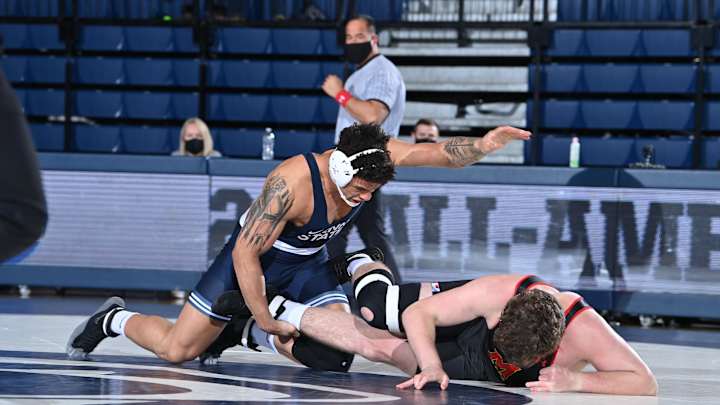 Penn State Shares Big Ten Dual Meet Wrestling Title with Iowa Penn State Shares Big Ten Dual Meet Wrestling Title with Iowa
