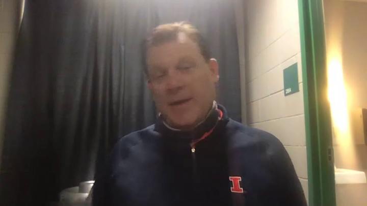 POST-GAME VIDEO: Michigan State 81, No. 5 Illinois 72 - Illini Head Coach Brad Underwood