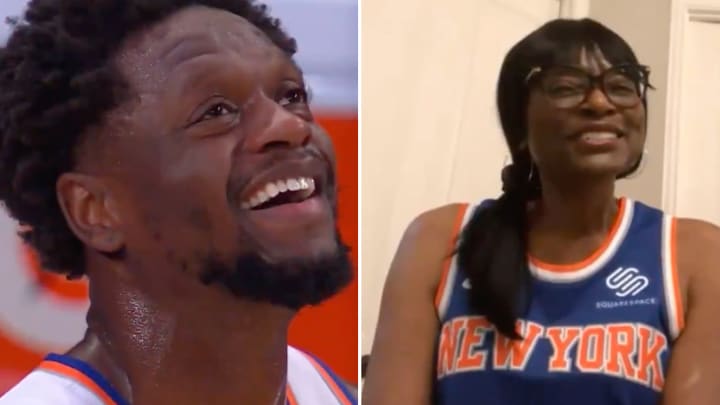 Knicks’ Julius Randle Gets Surprise Video Message From His Mom After First All-Star Selection