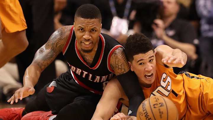 Damian Lillard and C.J. McCollum Call Devin Booker All-Star Snub 'Crazy' Damian Lillard and C.J. McCollum Call Devin Booker All-Star Snub 'Crazy'