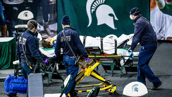 Official Injured After Buzzer of Rutgers-Michigan State Game