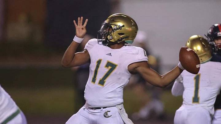Two-Sport Star QB/OF Kaden Martin Previews College Commitment Two-Sport Star QB/OF Kaden Martin Previews College Commitment