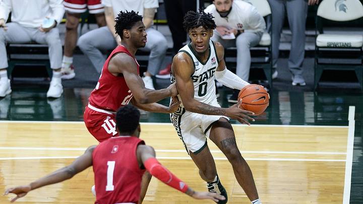 Michigan State Tops Indiana, Aaron Henry Leads the Way Michigan State Tops Indiana, Aaron Henry Leads the Way