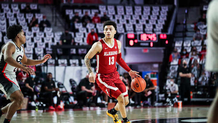 A Second-Half Surge Propels No. 8 Alabama Basketball Over Georgia, 89-79