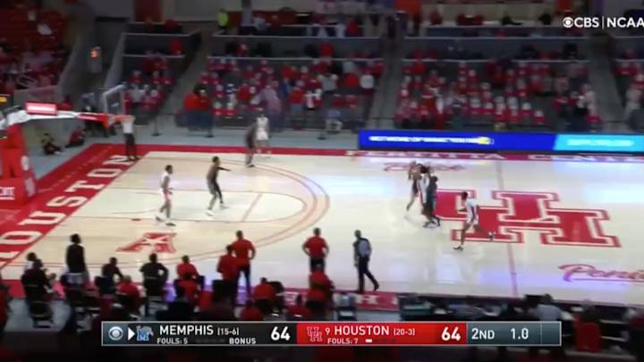 Houston Guard Tramon Mark Stuns Memphis With Half-Court Buzzer Beater