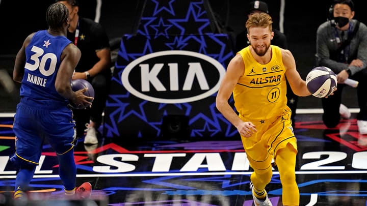 Domantas Sabonis Wins NBA Skills Challenge After Finishing Runner-Up in 2020 Domantas Sabonis Wins NBA Skills Challenge After Finishing Runner-Up in 2020