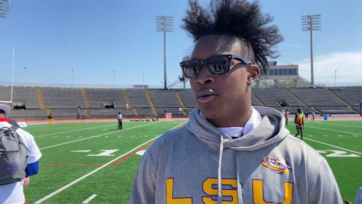LSU Football Receiver Commit AJ Johnson Hoping to Help Bolster 2022 Class