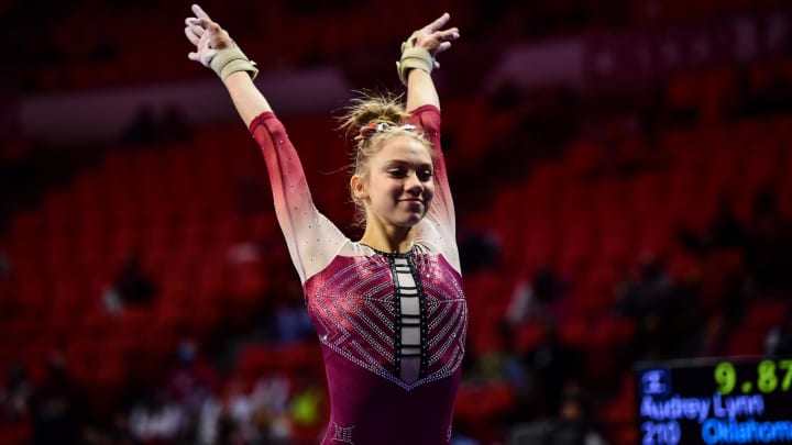 OU Gymnastics: No. 1 Oklahoma Scorches Floor in Friday Meet