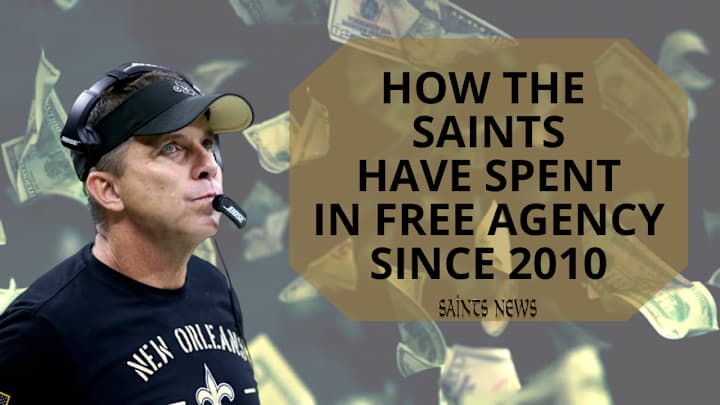 How the Saints Have Spent Their Money in Free Agency Since 2010 How the Saints Have Spent Their Money in Free Agency Since 2010