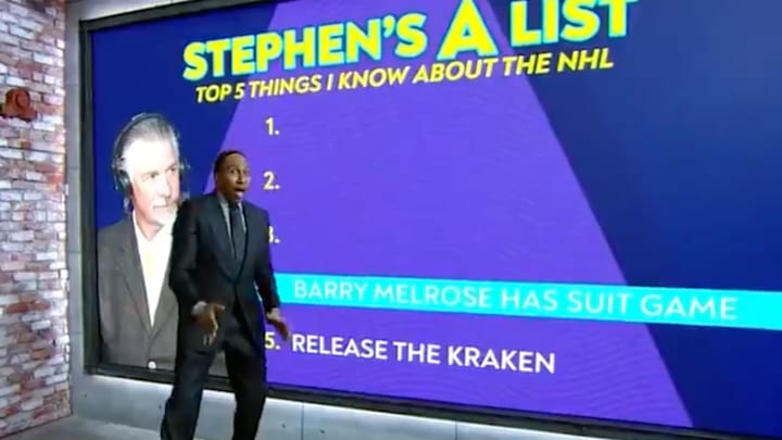 Stephen A. Smith Hilariously Celebrates NHL’s Return to ESPN: TRAINA THOUGHTS