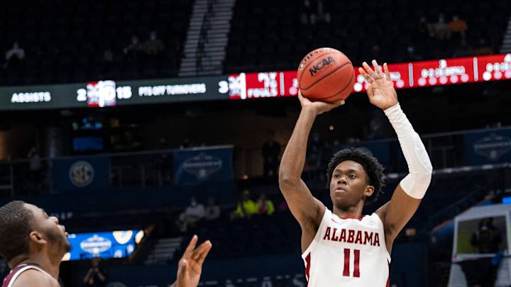 Alabama Basketball's Josh Primo Out for SEC Semifinal Game Against Tennessee