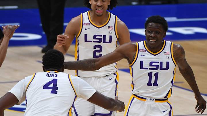 LSU Basketball Survives Physical Test From Ole Miss 76-73, Advance to SEC Tourney Semi Finals