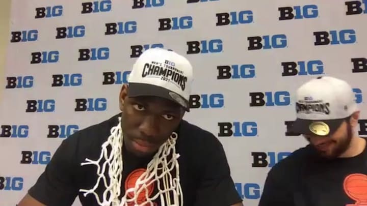 POST-GAME VIDEO: Big Ten Tournament Final - Illinois 91, Ohio State - Illini Centers Kofi & Giorgi POST-GAME VIDEO: Big Ten Tournament Final - Illinois 91, Ohio State - Illini Centers Kofi & Giorgi
