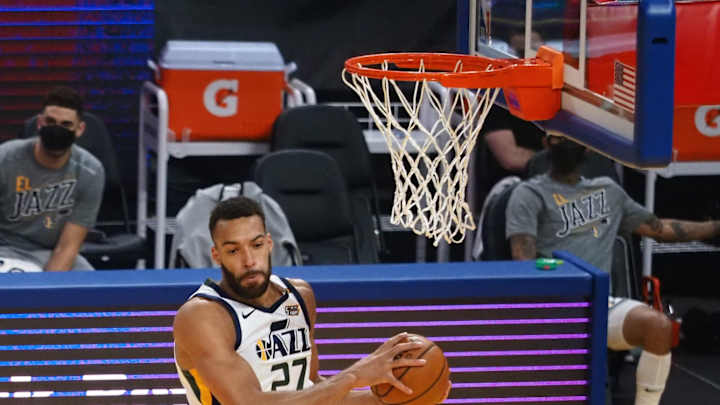 Gobert Breaks Franchise's Single Game Rebound Record in loss to Warriors Gobert Breaks Franchise's Single Game Rebound Record in loss to Warriors
