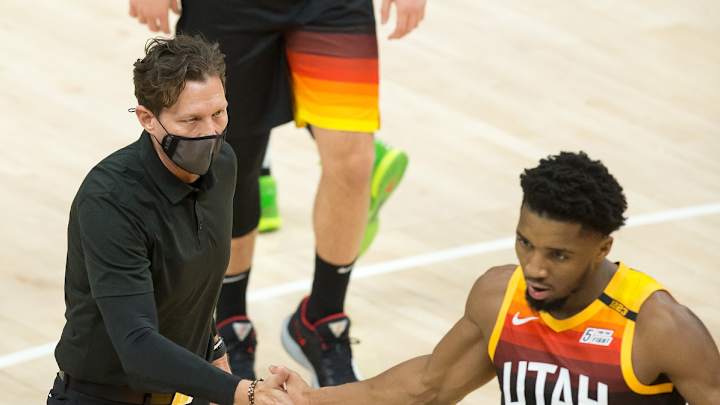 Mitchell, Snyder Reach Milestones in Jazz Win Over Celtics