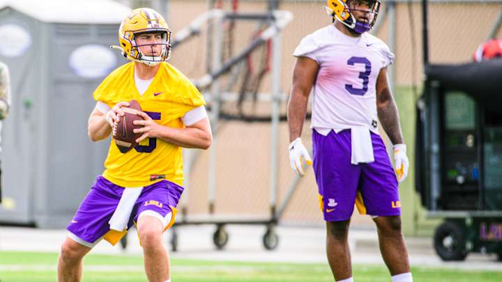 LSU Quarterback Myles Brennan Provides Insightful Look at Scary Abdomen Injury