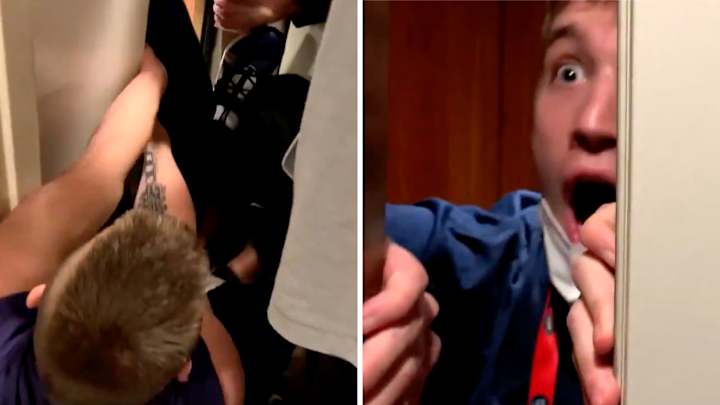 BYU Players Rescue Teammate Jesse Wade From Stalled Elevator