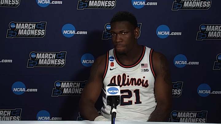 POST-GAME VIDEO: No. 1 Illinois 78, No. 16 Drexel 49 - Illini Center Kofi Cockburn & Coach Brad Underwood