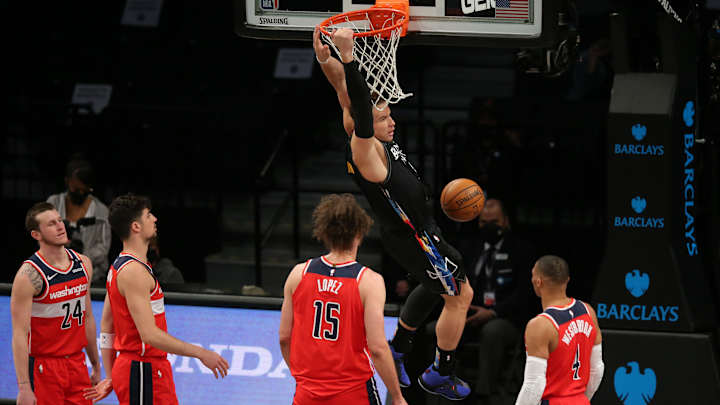 Blake Griffin Dunks for First Time Since 2019 in Nets Debut