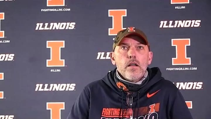 SPRING PRACTICE VIDEO: Illini OC Tony Petersen