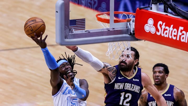 Pelicans overwhelm LeBron-less Lakers Pelicans overwhelm LeBron-less Lakers