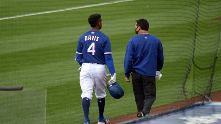 ALERT: Rangers' Khris Davis To Miss Opening Day With Leg Injury