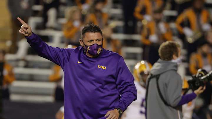 How LSU Coach Ed Orgeron Learned From Past Mistakes and Has Led to Renewed Energy in Building