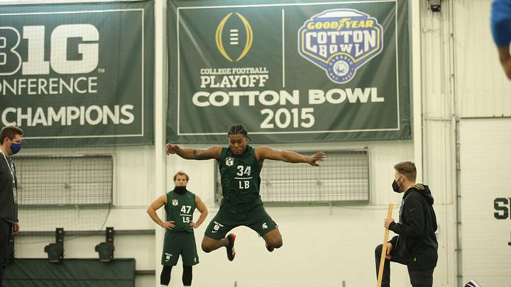 Former Michigan State Football Players' Reflect on Spartans Pro Day