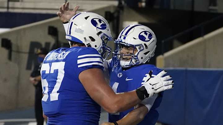 BYU OL Brady Christensen Shines at Pro Day With Vikings' Rick Spielman in Attendance