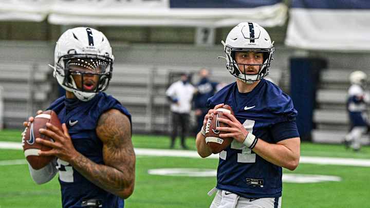 Penn State QB Christian Veilleux 'Pretty Far Along' for a Freshman,' James Franklin Says