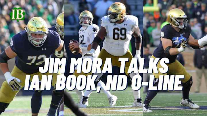 NFL Draft Talk: Jim Mora Breaks Down Ian Book, Notre Dame Offensive Linemen