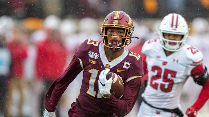 NFL Draft Receiver Rankings: No. 4 – Rashod Bateman, Minnesota