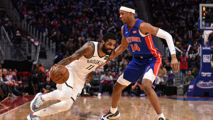 Kyrie Erupts for 45 as Nets Beat Pistons in Overtime
