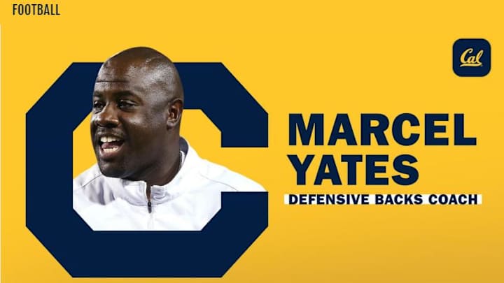 Cal Football: Marcel Yates Named Bears' New Defensive Backs Coach