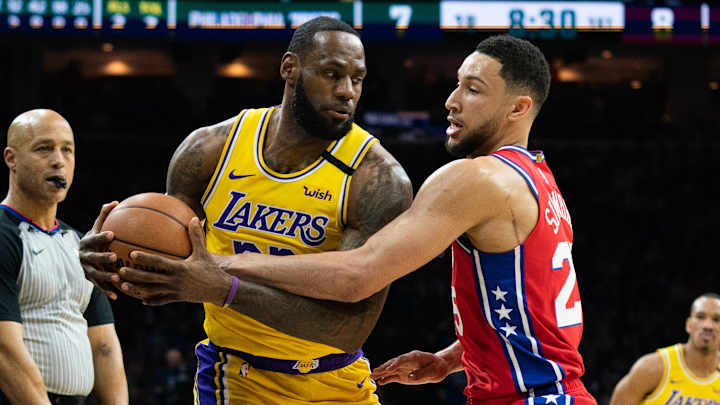 LeBron James Compliments Ben Simmons' Game Following 76ers Win over L.A.