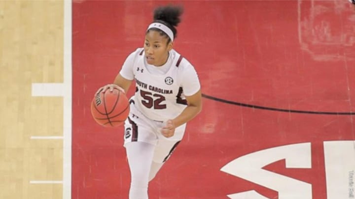 Harris breaks assists record in Gamecocks' win over UGA