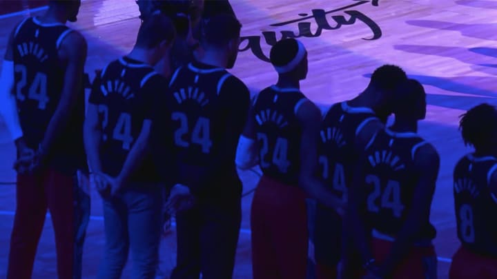 Remembering Kobe Roundup: Pistons Introduced Wearing Jerseys With Bryant's Numbers Remembering Kobe Roundup: Pistons Introduced Wearing Jerseys With Bryant's Numbers