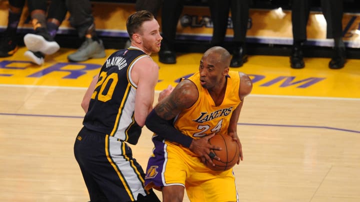 Gordon Hayward Shoots Down Idea He Wanted Kobe Bryant to Score 60 in Final Game