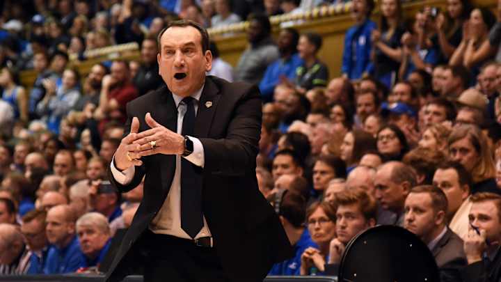 Coach K Remembers Kobe, Berates Fans as Duke Beats Pitt