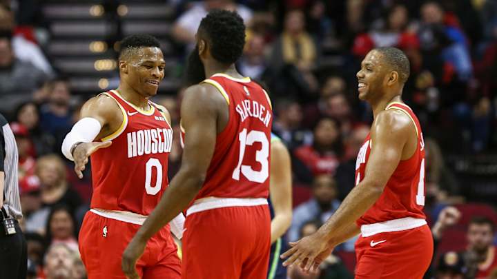 Russell Westbrook Powers Small-Ball Rockets Past Mavericks