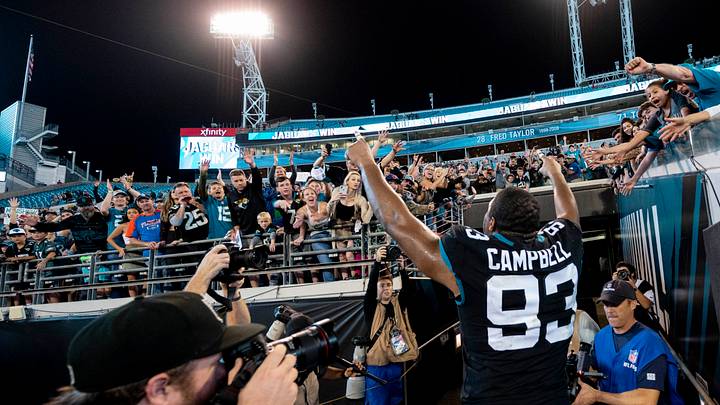 After Only Three Seasons, Is Calais Campbell Already a Jaguars Legend? After Only Three Seasons, Is Calais Campbell Already a Jaguars Legend?