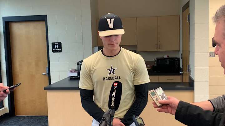 Vanderbilt Freshman Pitcher Jack Leiter Working to get Better Everyday