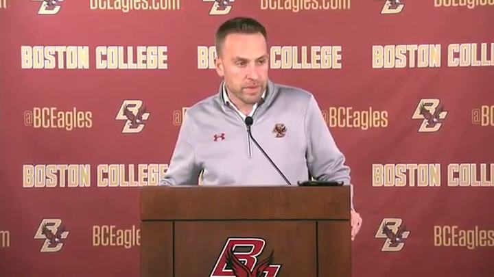 Jeff Hafley Talks About BC's Small Recruiting Class, Sprint To National Signing Day