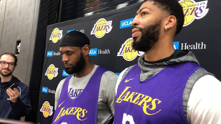 LeBron James And Anthony Davis Share A Meal During Taco Tuesday LeBron James And Anthony Davis Share A Meal During Taco Tuesday