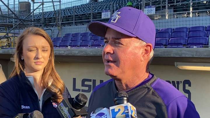 LSU Baseball Coach Paul Mainieri Announces Weekend Rotation for Indiana Series